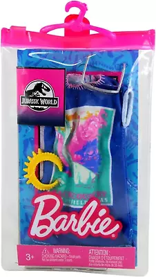 Buy Barbie Clothing & Accessory Set - Jurassic World - New & Sealed/free Uk Postage • 5£