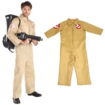 Buy Ghostbusters Costume Fancy Dress Jumpsuit Clothing For Adult Mens (No Backpack) • 20£