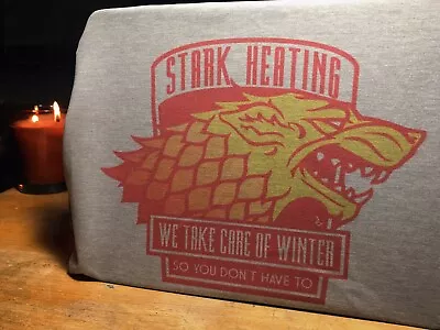 Buy Game Of Thrones 'Stark Heating' T-Shirt - GoT House Stark Winter Is Coming • 16.49£