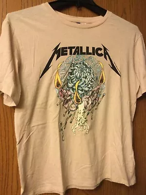 Buy Metallica - 2017 Cream Color Shirt - Ladies - L.   • 38£