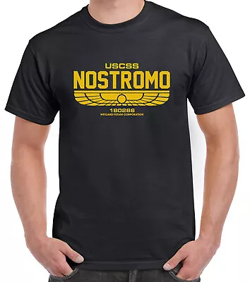 Buy Alien T-shirt Nostromo 180286 USCSS Weyland-Yutani Film Movie • 10.99£