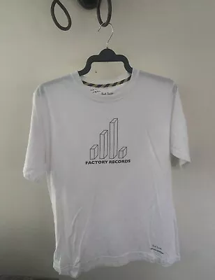 Buy Paul Smith Factory Records T-shirt White XXL • 80£