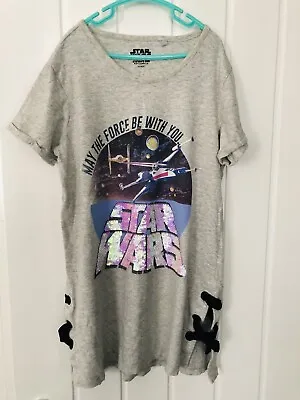 Buy Next Girls Star Wars Sequin Flip T-shirt/top Age 13 • 7£