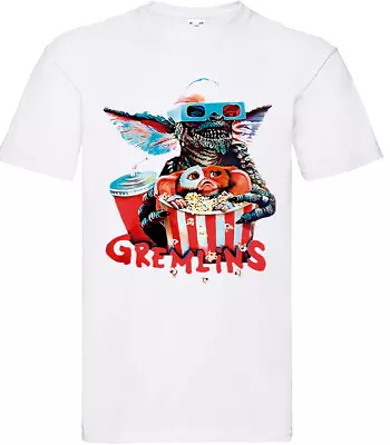 Buy Film Movie Horror Halloween Birthday Cartoon T Shirt For Gremlins Fans • 5.99£