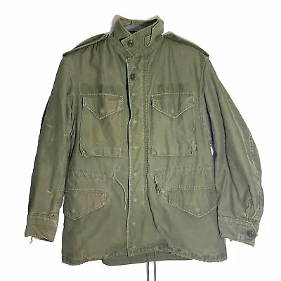 Buy VTG US Army M-51 M-1951 1950s Field Jacket OG 107 Green WR Sateen R-Small • 71.03£