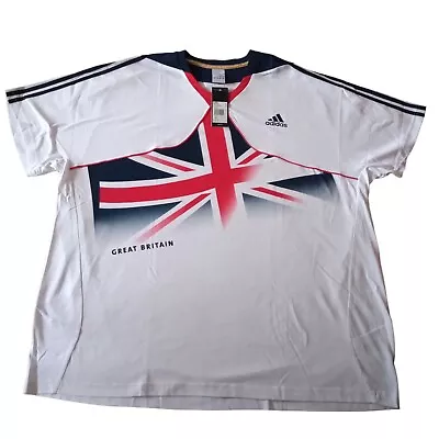 Buy Adidas Gb Great Britain Athletics Presentation T Shirt 2012 Size 56 / 58 New • 14.99£