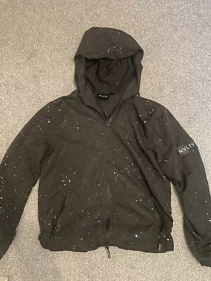 Buy NVLTY Paint Splatter Zip Up Hooded Jacket Windbreaker Hoodie Tracksuit Size M • 26£