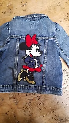 Buy Disney BABY GAP Minnie MOUSE DENIM Jacket Size 4 Years • 9.40£