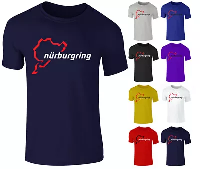 Buy Adults Mens Nurburg Ring Boy Racer Circuit Track Germany T-Shirt Top Small-XXL • 7.99£