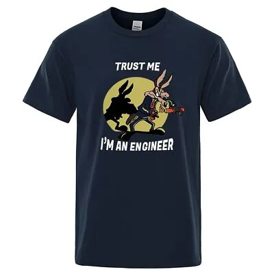 Buy Trust Me I'm An Engineer Novelty T Shirt For Men 100% Cotton Vintage Tees S-3XL • 20.38£