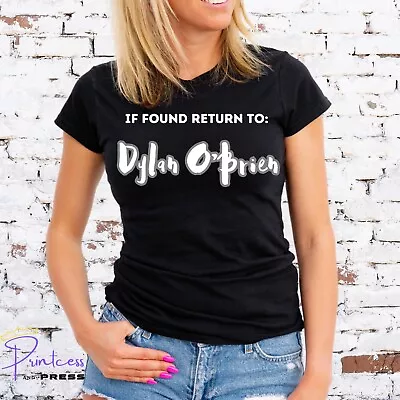Buy IF FOUND RETURN TO DYLAN O'BRIEN, T-SHIRT, TEEN WOLF, Unisex Or Ladies Fit • 13.99£