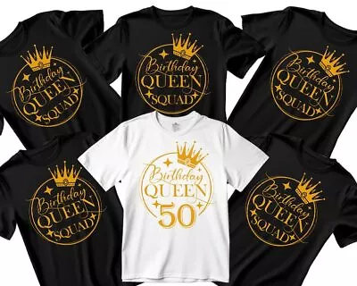 Buy Personalised And Custom Queen Birthday And Squad Matching Birthday Shirts • 9.99£