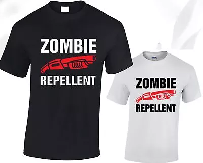 Buy Zombie Repellent T Shirt Mens The Walking Dead Daryl Dixon Rick • 7.99£