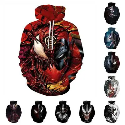 Buy Venom: Let There Be Carnage 3D Hoodie Casual Pullover Coat Autumn Sweatshirt • 25.30£