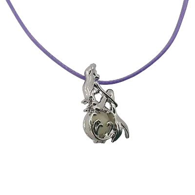 Buy Mermaid Sitting Pearl Necklace Fantasy World Pendant Charm Handmade Jewellery • 8.84£