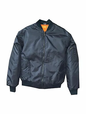 Buy Mens MA1 Bomber Military Pilot Air Force Classic Padded Biker Jacket Coat S-5XL • 19.71£
