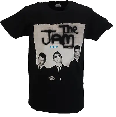 Buy Mens Black Official The Jam In The City T Shirt • 16.99£