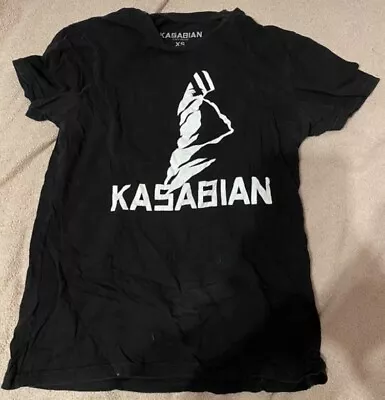 Buy Kasabian T Shirt Album Cover Indie Rock Band Merch Tee Size XS Black • 11.55£