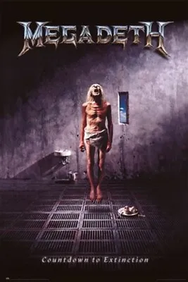 Buy Impact Merch. Poster: Megadeth - Countdown To Extinction 610mm X 915mm #493 • 2.05£