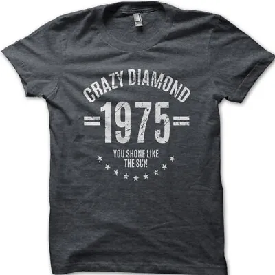 Buy Crazy Diamond David Gilmour Inspired Pink Floyd Cotton T-shirt 9029 • 13.95£