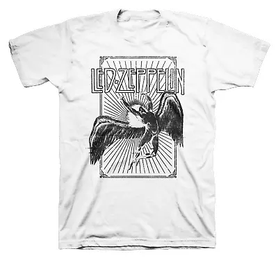 Buy Led Zeppelin Icarus Burst White Official Tee T-Shirt Mens • 16.36£