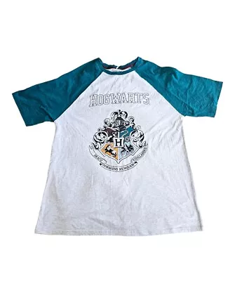 Buy Harry Potter Hogwarts Crest Heathered Grey Oversized Sleep Shirt Size 12-14 L  • 4.99£