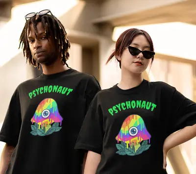 Buy Psychonaut T Shirt Psychedelics, DMT, LSD, Acid, Magic Mushroom, Cannabis • 10.99£
