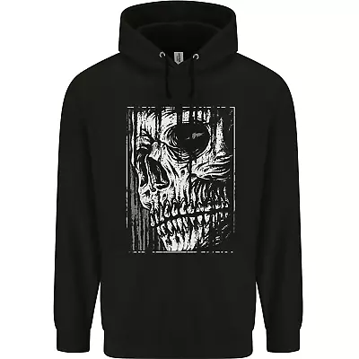 Buy Grim Reaper Skull Gothic Biker Demon Mens 80% Cotton Hoodie • 19.99£