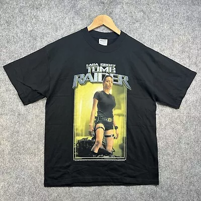 Buy Lara Croft Tomb Raider Movie Promo Vintage 2001 Cotton T Shirt Size Large • 149.99£