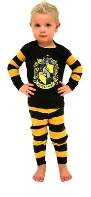 Buy Harry Potter  House Crest Hufflepuff  Boys/Girls Pajamas Set Kids Size 6 NWT • 19.82£