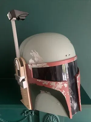 Buy Star Wars Boba Fett ROTJ Clone Wars Hasbro Electronic Talking Mandalorian Helmet • 95£
