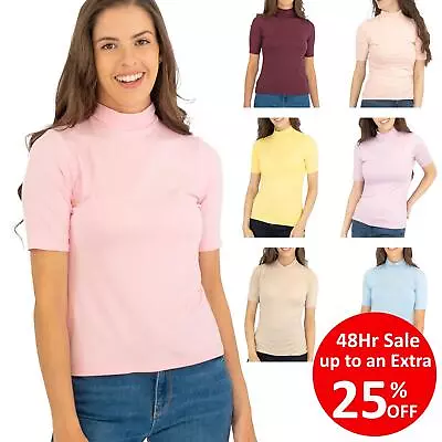 Buy Karen Millen Womens Top T-Shirt Jersey Short Sleeve Lightweight Funnel Workwear • 11.96£