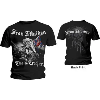 Buy IRON MAIDEN Unisex T- Shirt  - Sketched Trooper - Black Cotton  • 18.99£