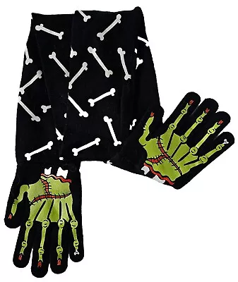 Buy Gothic Emo Halloween Unisex Zombie Hand/Bone Scarf • 25£