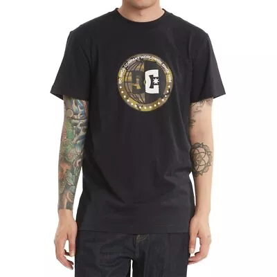 Buy Dc Shoes Mens T Shirt.half Way Black Cotton Skate Top T Shirt Tee W21.size Xl • 17.99£
