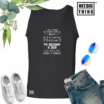 Buy Game Of Thrones Vest Jedi Lord Of The Rings Harry Potter Funny Gift Men Tank Top • 11.99£