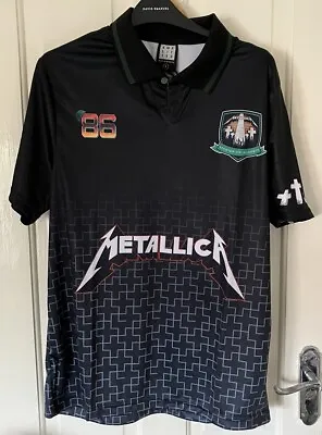 Buy BNWT Metallica Football Shirt / Jersey Amplified - Master Of Puppets - Small New • 49.95£
