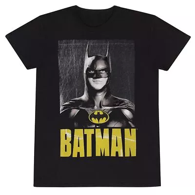 Buy Batman T-Shirt DC Comics Official Keaton Movie Black New • 13.95£