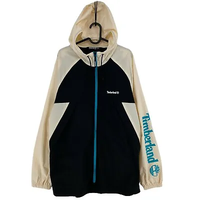 Buy Timberland Black Beige Hooded Jacket Size M • 39.99£