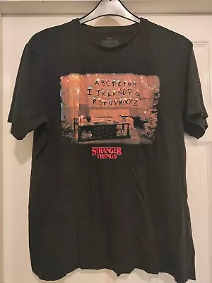 Buy Official Netflix Stranger Things T-shirt. Christmas Lights. Size Large • 4£