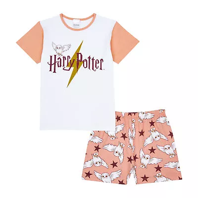 Buy New Girls Harry Potter Pyjamas.top & Shorts.9-10,10-11 Or 13-14yrs • 7.95£