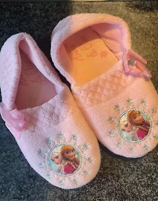 Buy Kids' Disney Frozen Slippers Hard Bottoms Infant Size 13 • 5£