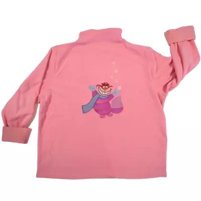 Buy Cheshire Cat Sweatshirt Disney Store Vintage Pink Fleece XL • 47.36£