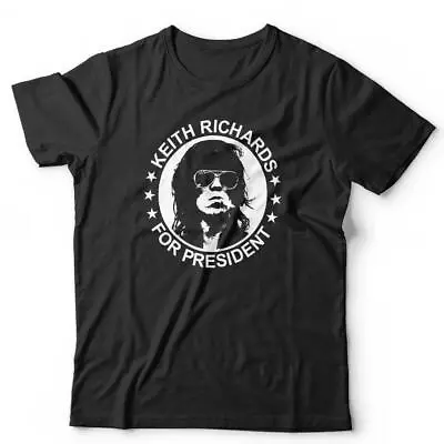 Buy Keith Richards For President Tshirt Unisex & Kids Rock Funny Stones Guitar • 9.79£