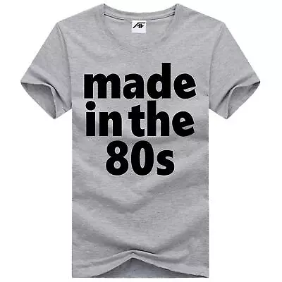 Buy Womens Made In The 80's Printed T Shirt Ladies Girls Short Sleeve  Tees • 9.99£