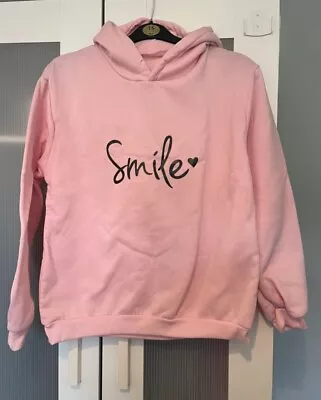 Buy Women’s Size 12 Pink Smile Hoodie Vgc But No Lace In The Hood • 2£