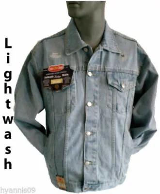 Buy Aztec Denim Jackets  Stonewash Lightwash Black Casual Jeans Jacket  • 22.99£