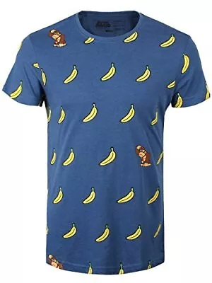 Buy NINTENDO Donkey Kong Adult Male Where`s My Banana? All-Over Print T... NEW • 11.61£
