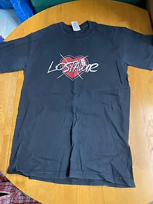 Buy Lost Alone Black Heart Logo T-Shirt Size Small • 10£