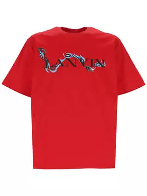 Buy Lanvin Ruts0010 Man Flame T-shirt And Polo • 394£